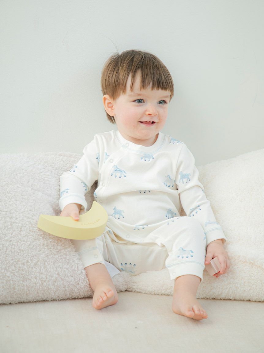 GELATO PIQUE KIDS & BABY「【BABY】ポニー柄ロンパース」|ロンパース|