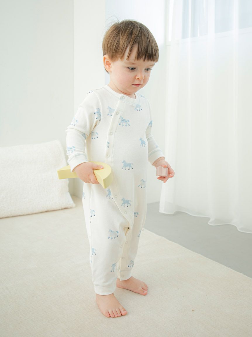 GELATO PIQUE KIDS & BABY「【BABY】ポニー柄ロンパース」|ロンパース|