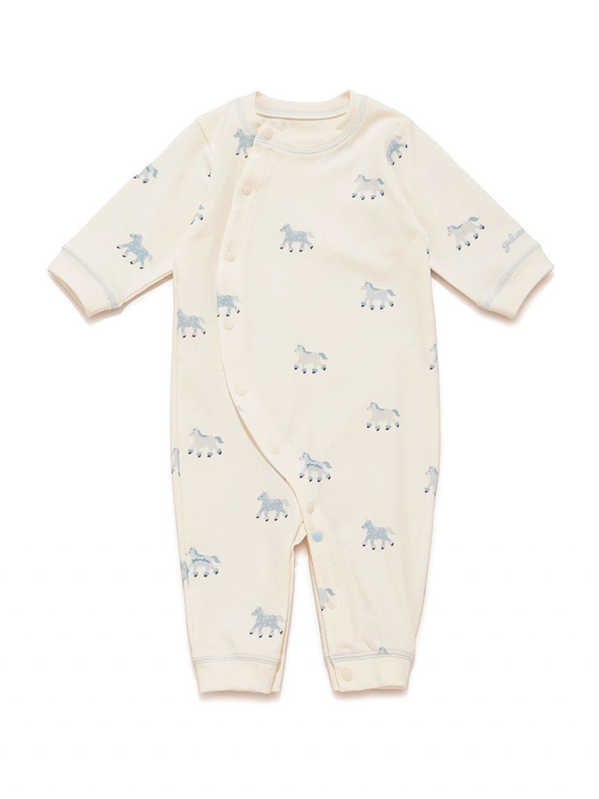 GELATO PIQUE KIDS & BABY「【BABY】新生児ポニー柄2WAYオール」|ロンパース|