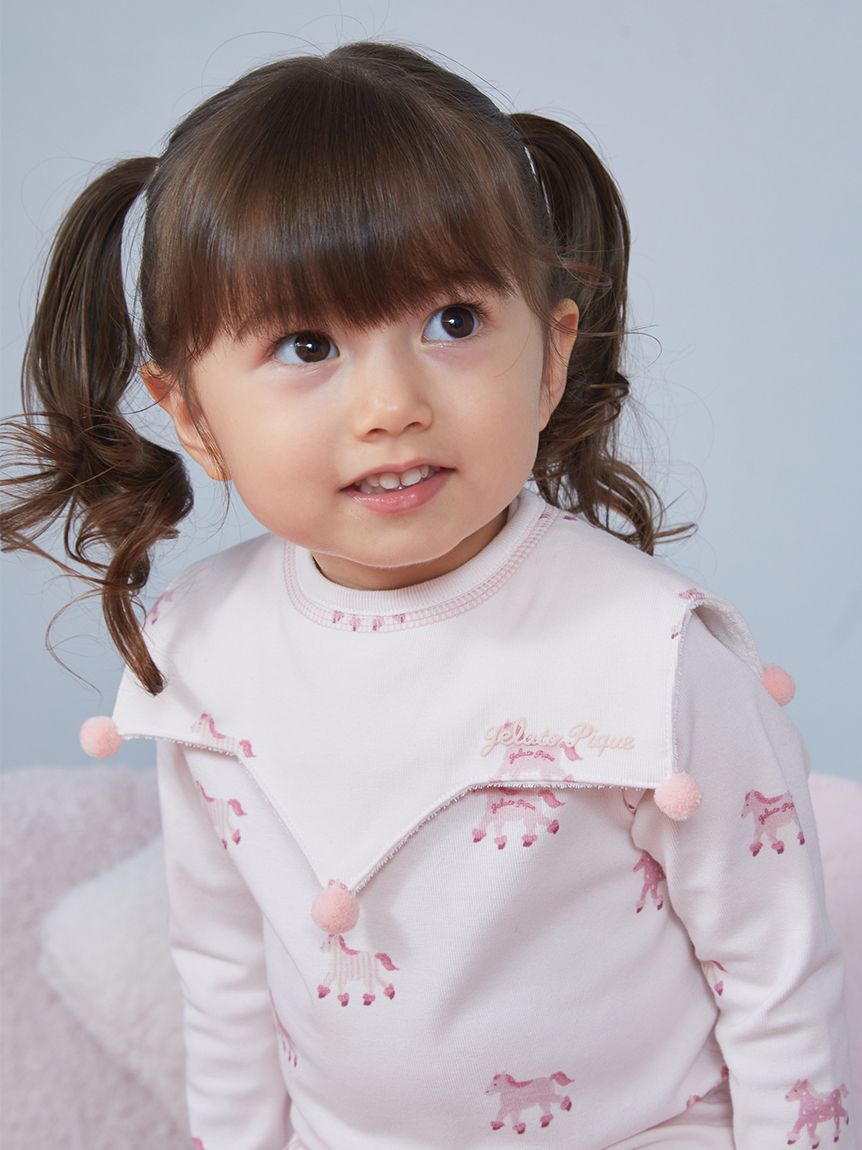 GELATO PIQUE KIDS & BABY「【BABY】ポニー柄スタイ」|スタイ|