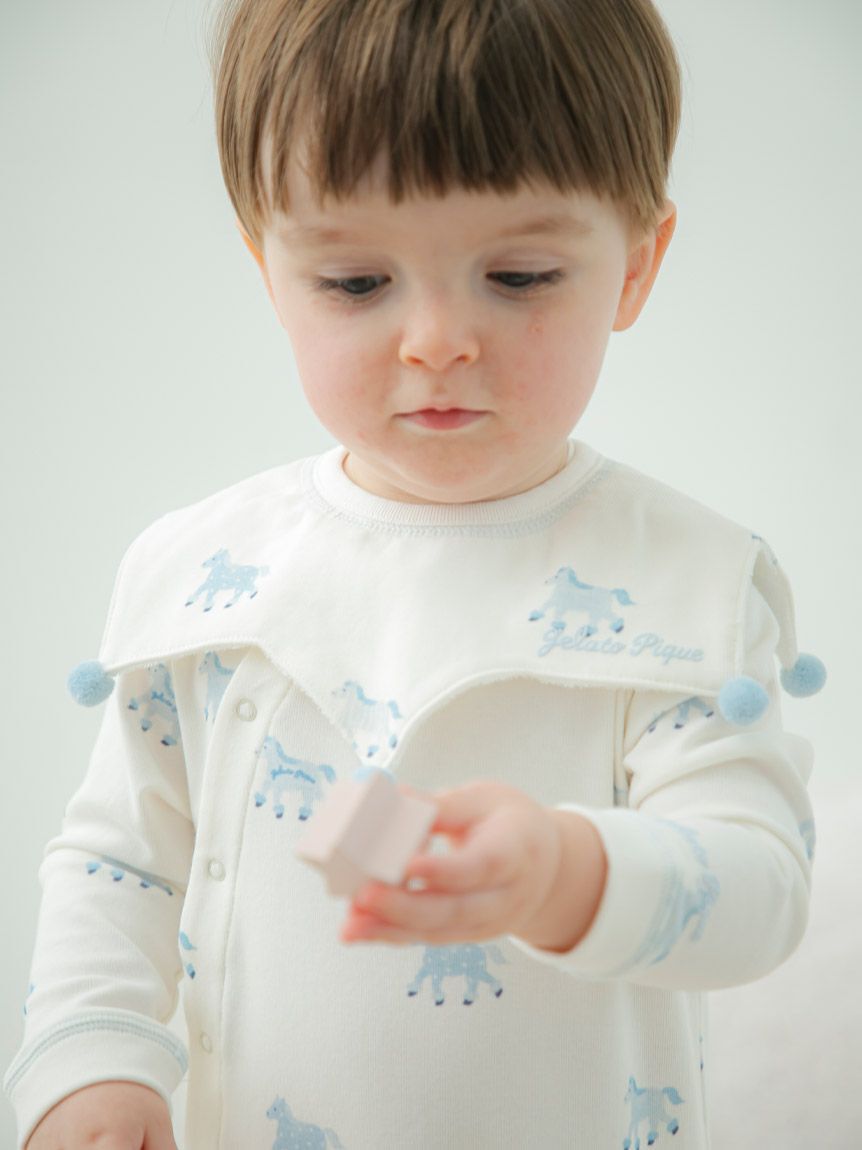 GELATO PIQUE KIDS & BABY「【BABY】ポニー柄スタイ」|スタイ|