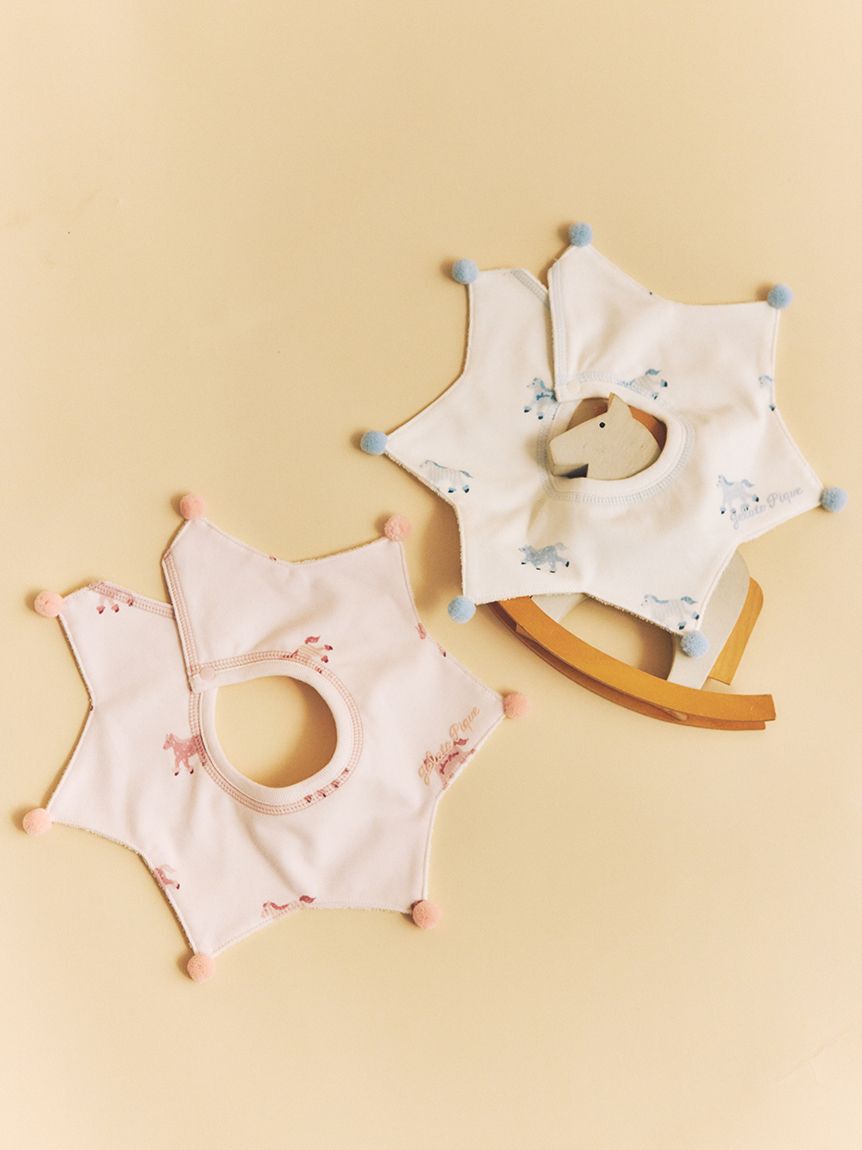 GELATO PIQUE KIDS & BABY「【BABY】ポニー柄スタイ」|スタイ|