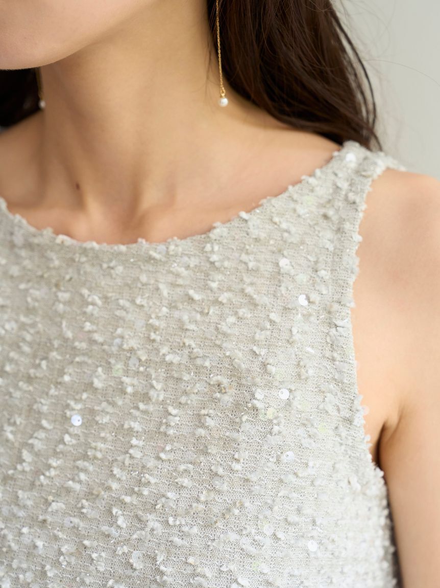 SNIDEL「ラメタンクトップス」|タンクトップ|