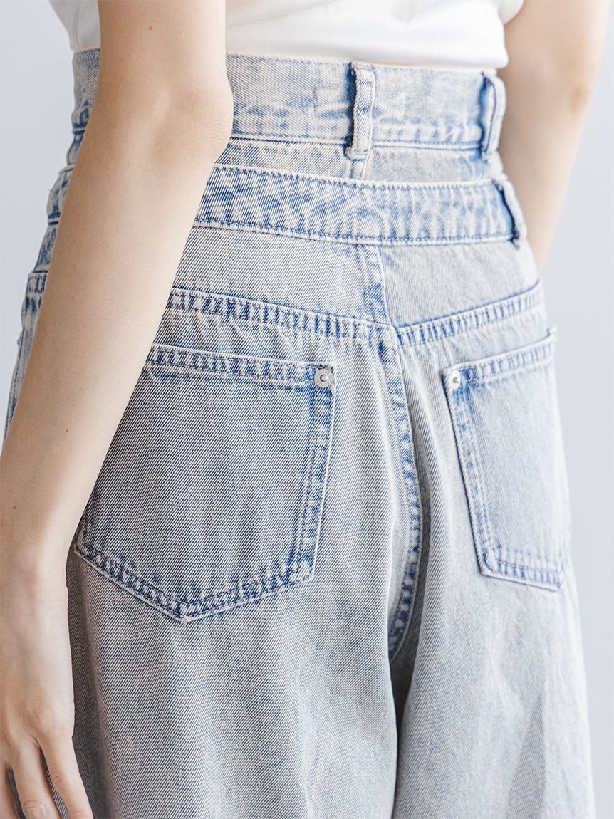 SNIDEL「レイヤードデザインパンツ」|チノ|