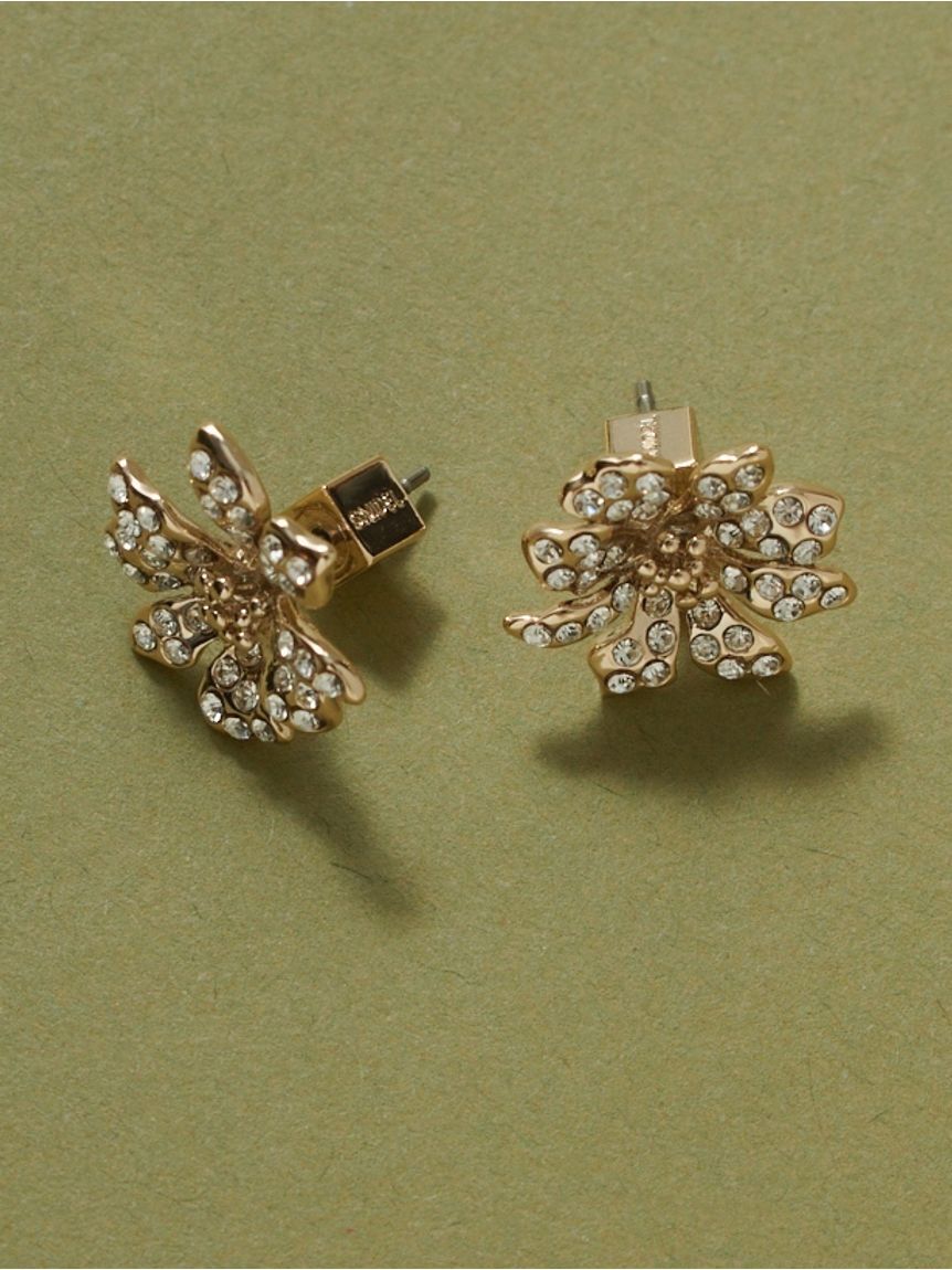 SNIDEL「【FLOWER COLLECTION】マーガレットピアス」|ピアス|GLD