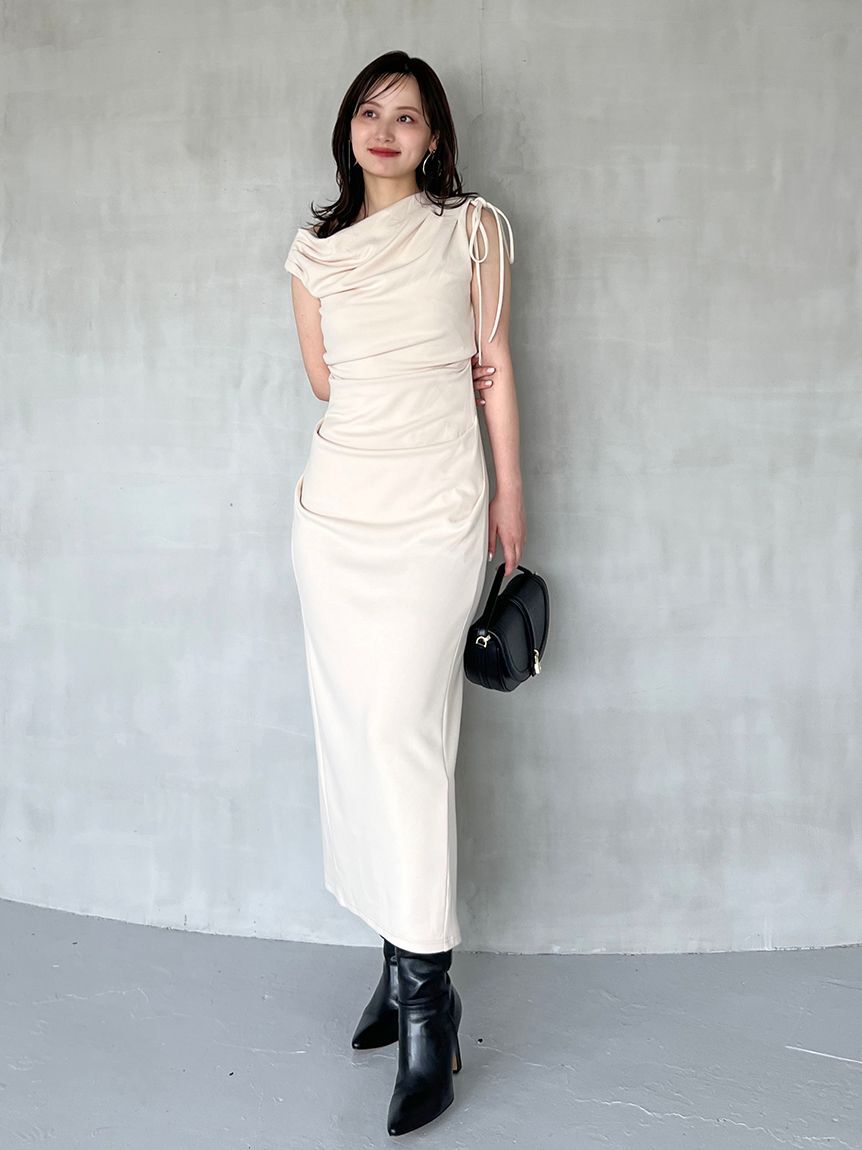 SNIDEL「ドレープカットワンピース」|ワンピース|IVR