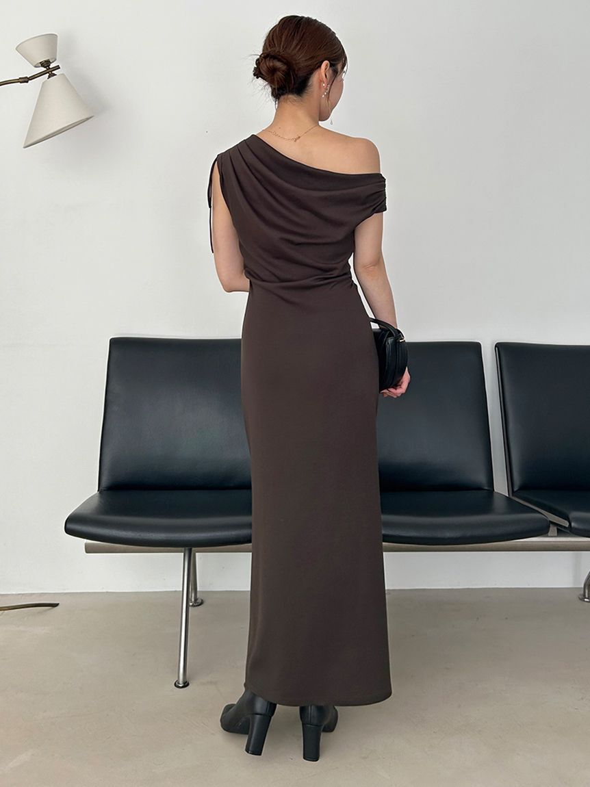 SNIDEL「ドレープカットワンピース」|ワンピース|