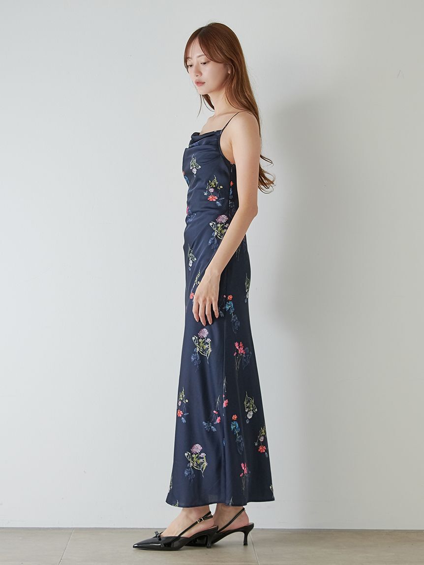 SNIDEL「ドレープナローキャミワンピース」|ワンピース|