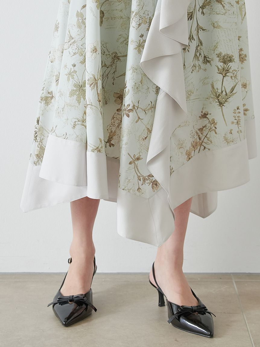 SNIDEL「バリエハンカチヘムスカート」|スカート|