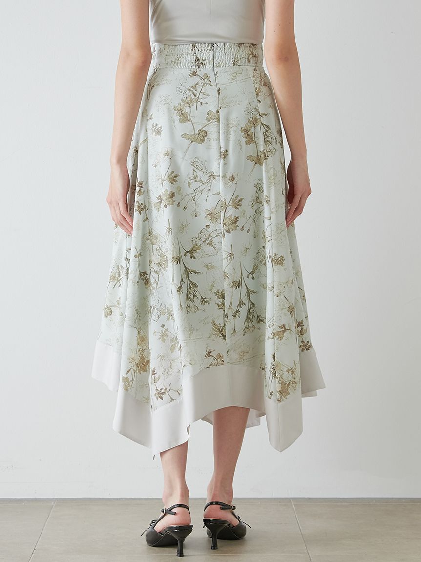 SNIDEL「バリエハンカチヘムスカート」|スカート|