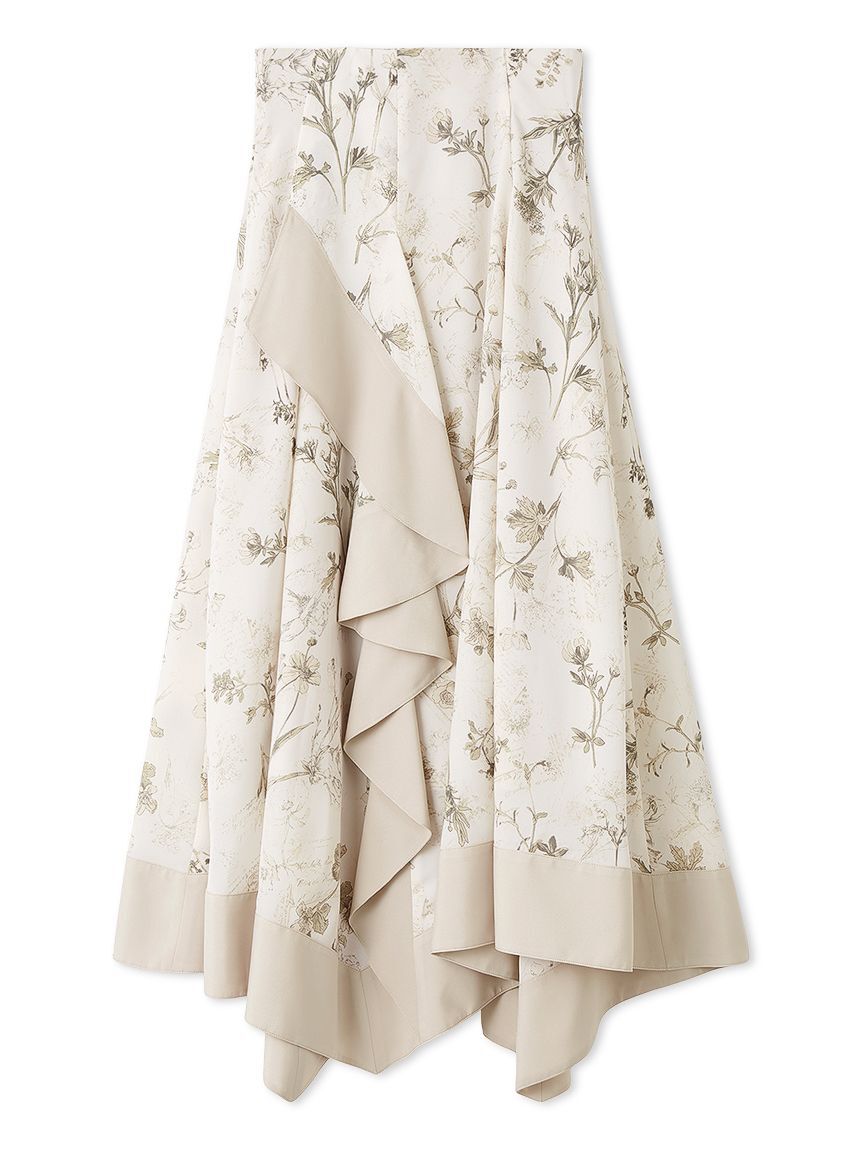 SNIDEL「バリエハンカチヘムスカート」|スカート|