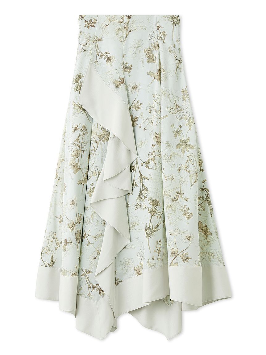 SNIDEL「バリエハンカチヘムスカート」|スカート|