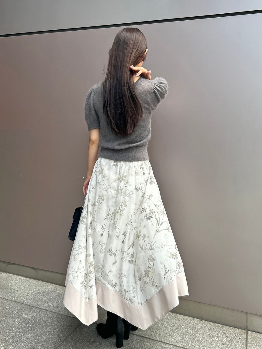 SNIDEL「バリエハンカチヘムスカート」|スカート|