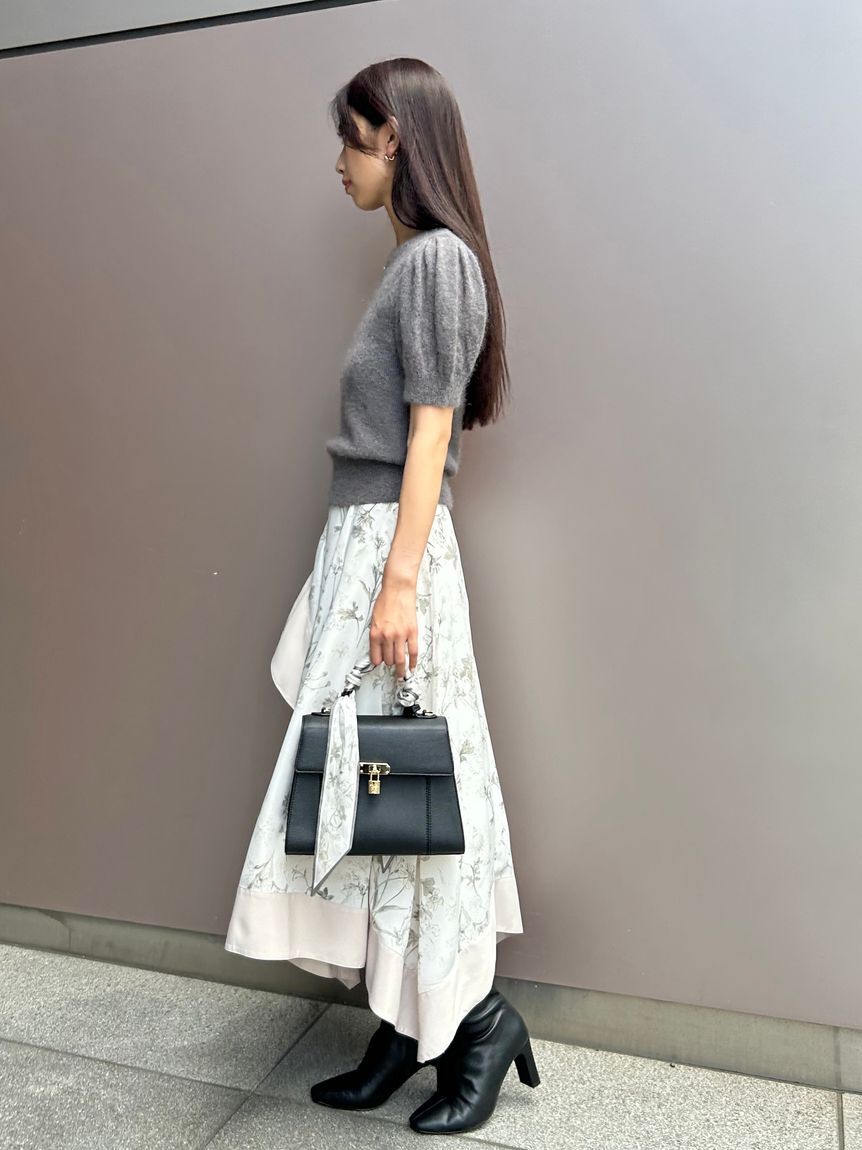 SNIDEL「バリエハンカチヘムスカート」|スカート|