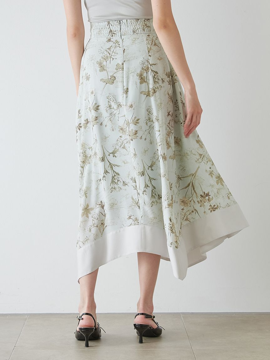 SNIDEL「バリエハンカチヘムスカート」|スカート|