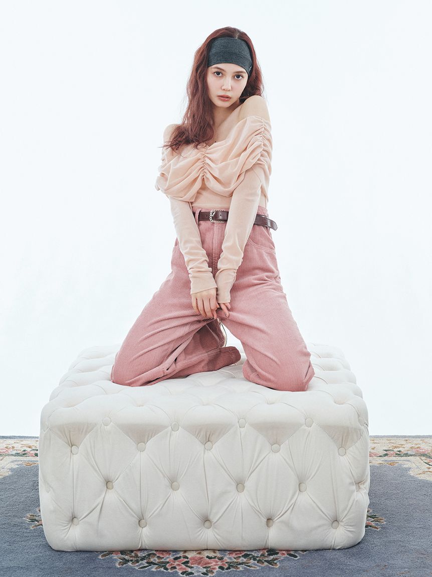 LILY BROWN Lingerie「【LILY BROWN Lingerie】カップインオフショルダーボディ」|Tシャツ・カットソー|