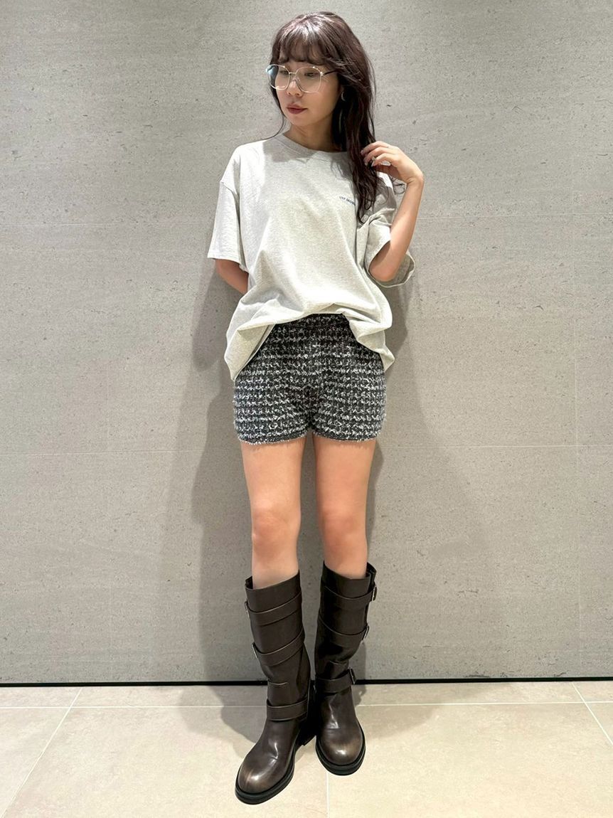 LILY BROWN「ツイードニットショートパンツ」|その他|