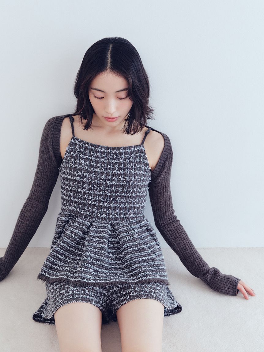 LILY BROWN「ツイードニットショートパンツ」|その他|