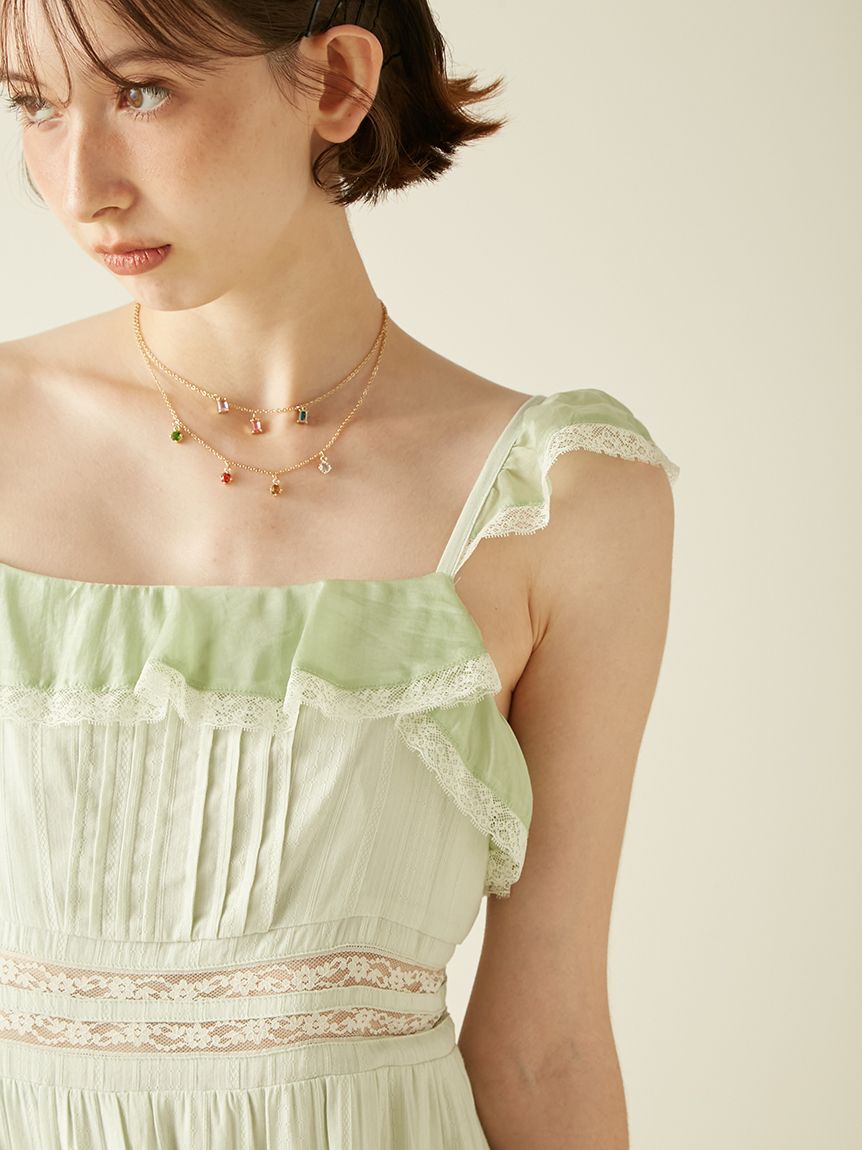 LILY BROWN「カラフルストーンネックレス」|ネックレス|