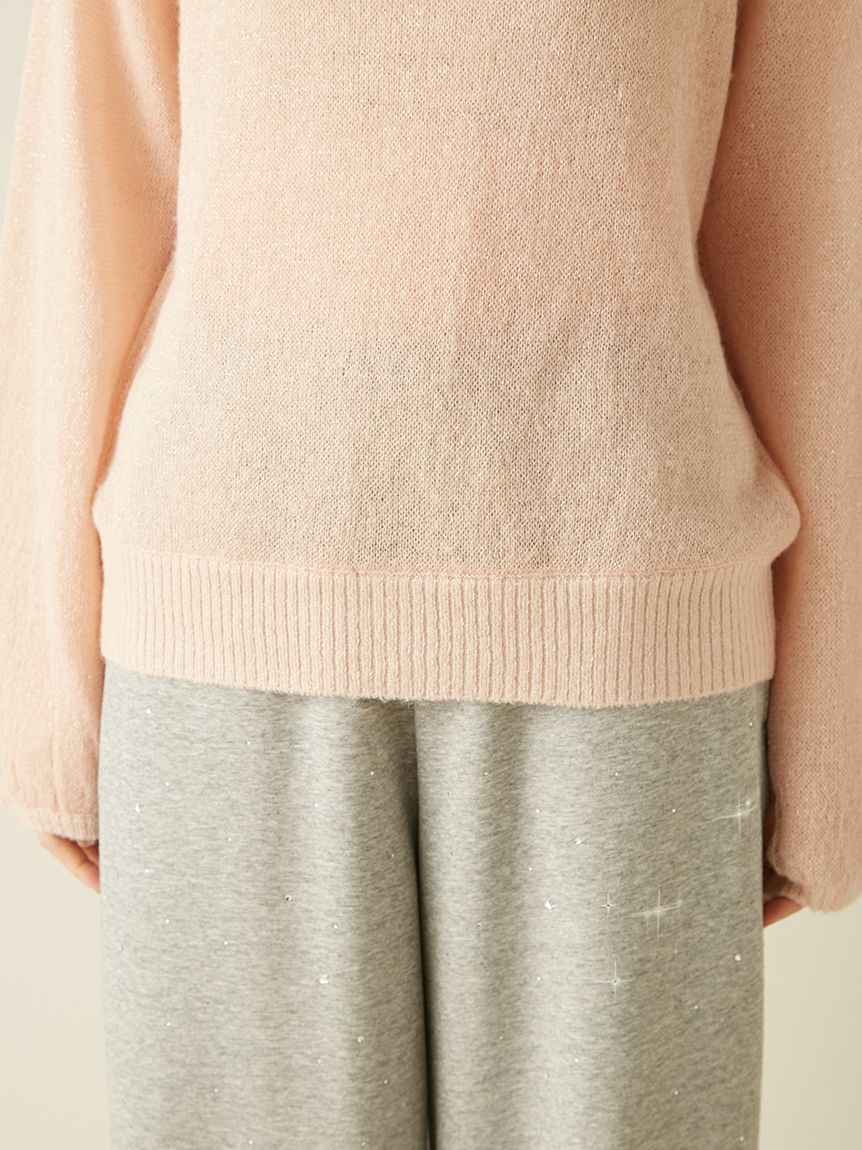 LILY BROWN「2wayシアーモヘアニットトップス」|ニット・セーター|