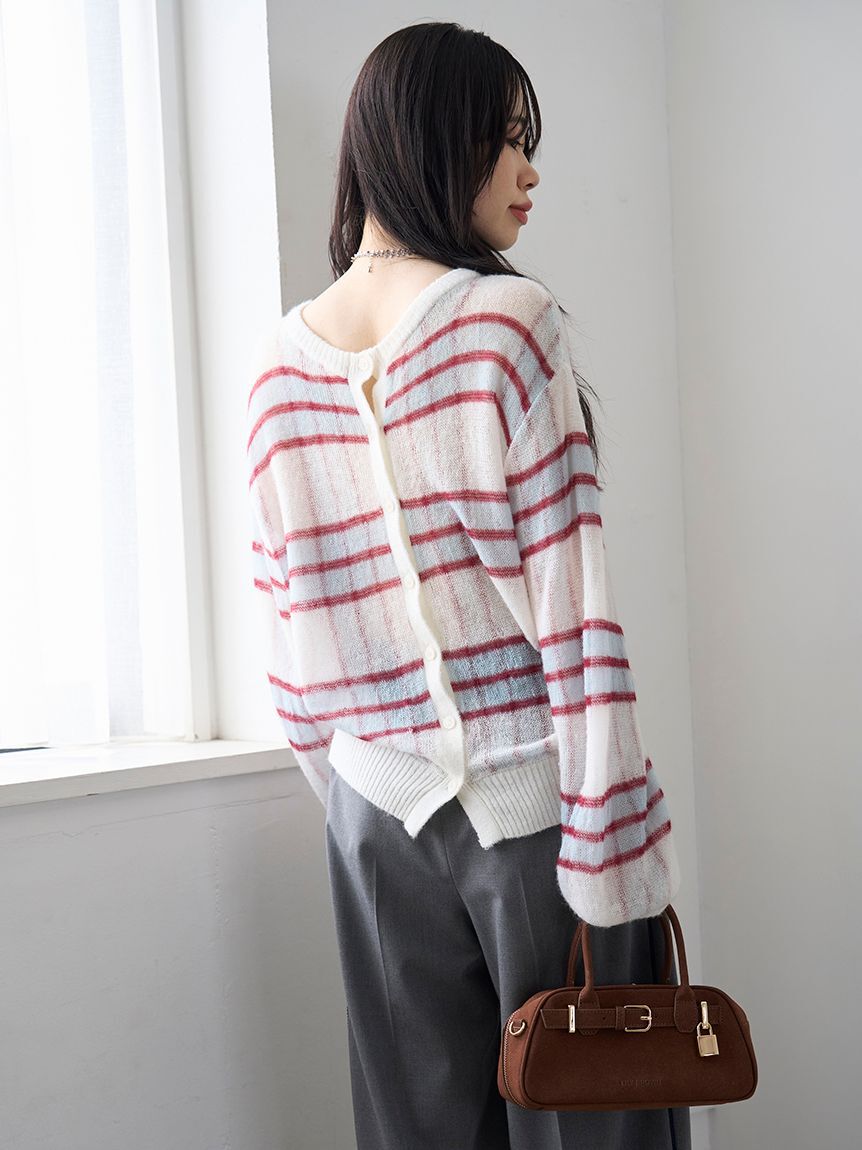 LILY BROWN「2wayシアーモヘアニットトップス」|ニット・セーター|CHECK