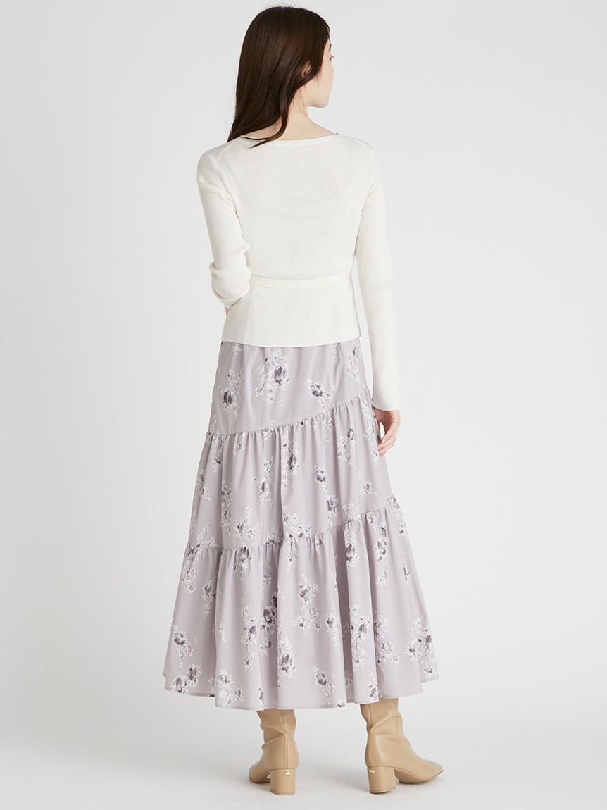 CELFORD「ティアードワンピース＆カーディガンセット」|ワンピース|