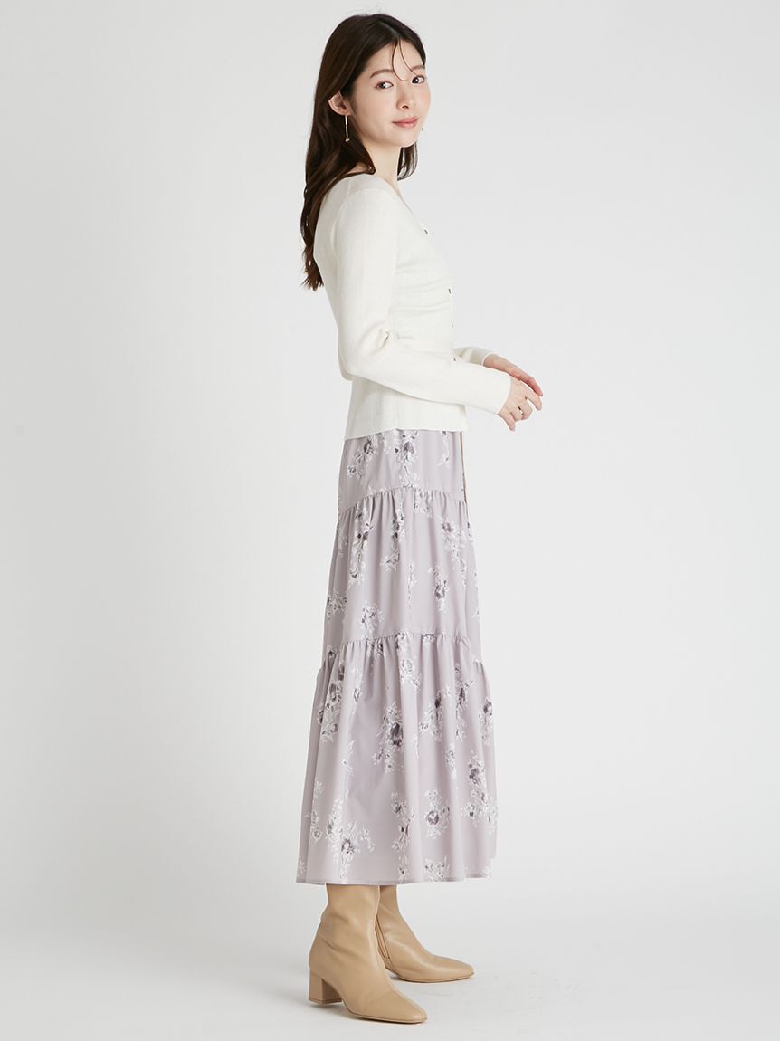 CELFORD「ティアードワンピース＆カーディガンセット」|ワンピース|