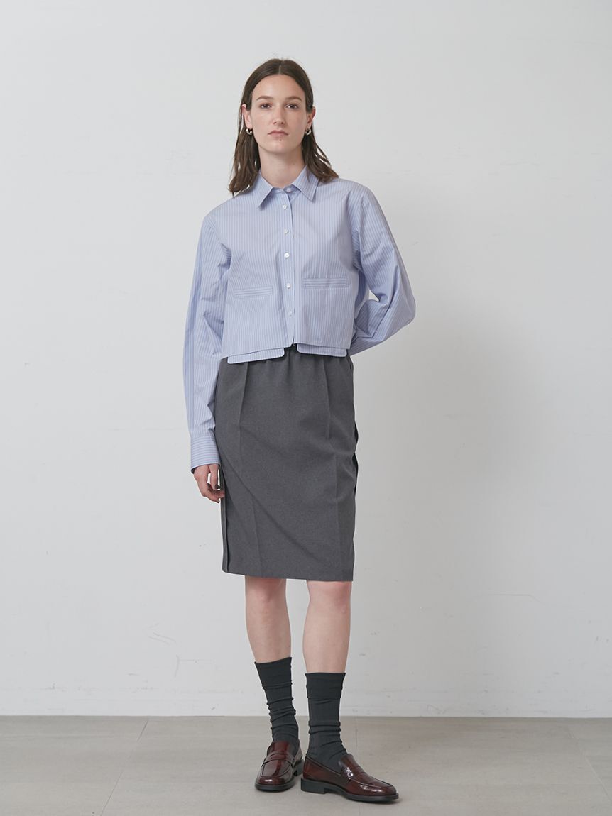 styling/「カットオフショートシャツ」|シャツ・ブラウス|