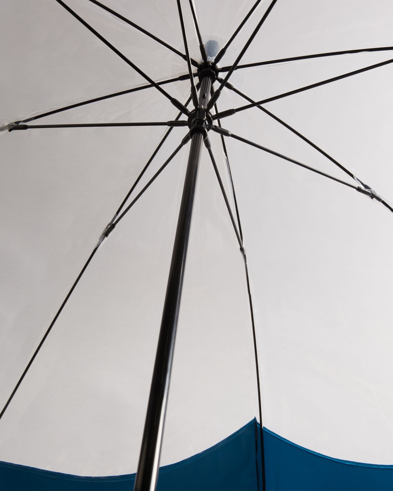 HUNTER「TRANSPARENT MOUSTACHE BUBBLE UMBRELLA」|傘|