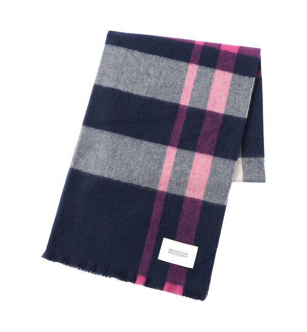 MACKINTOSH PHILOSOPHY「ウォッシャブルカシミヤカラーブロックストール」|ストール|