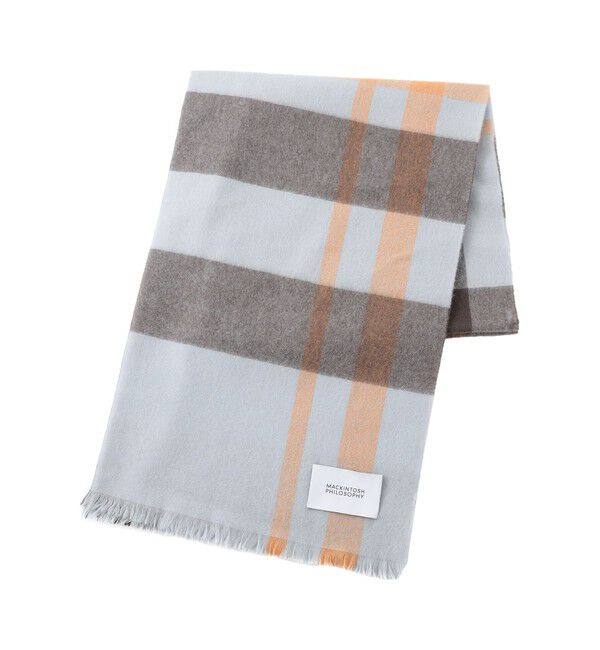 MACKINTOSH PHILOSOPHY「ウォッシャブルカシミヤカラーブロックストール」|ストール|