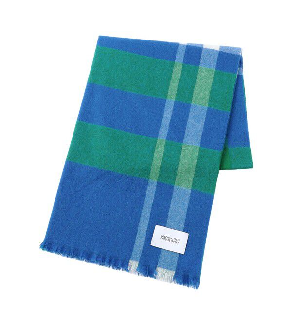 MACKINTOSH PHILOSOPHY「ウォッシャブルカシミヤカラーブロックストール」|ストール|