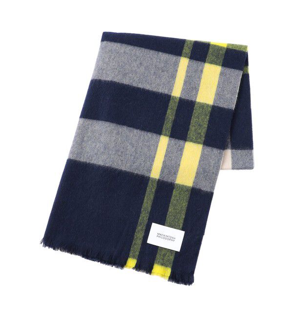 MACKINTOSH PHILOSOPHY「ウォッシャブルカシミヤカラーブロックストール」|ストール|