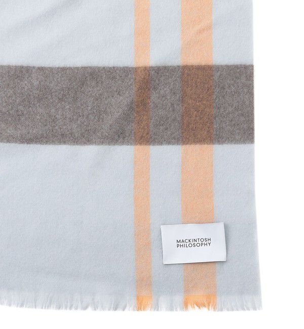 MACKINTOSH PHILOSOPHY「ウォッシャブルカシミヤカラーブロックストール」|ストール|