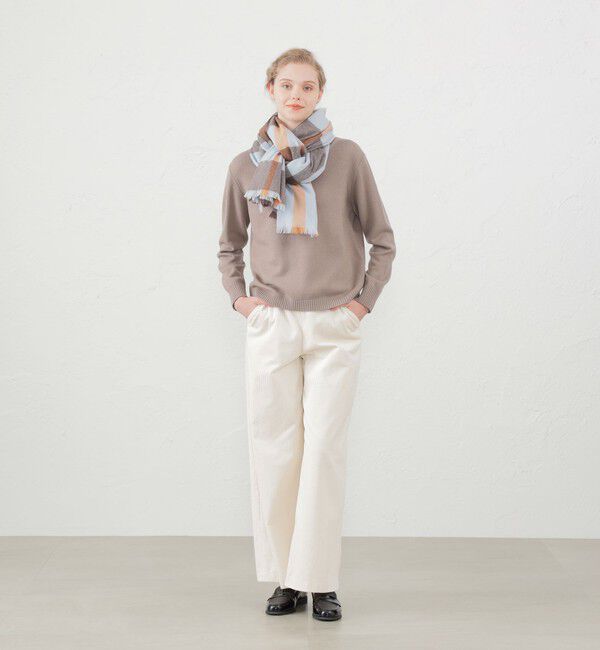 MACKINTOSH PHILOSOPHY「ウォッシャブルカシミヤカラーブロックストール」|ストール|