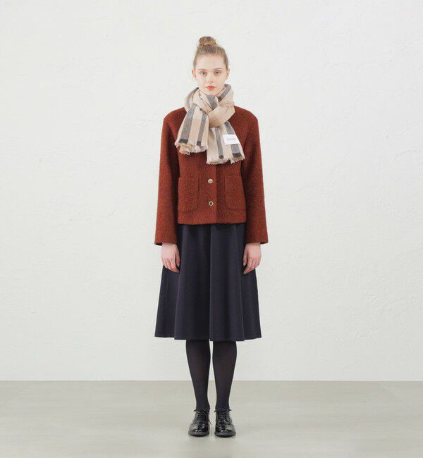 MACKINTOSH PHILOSOPHY「ウォッシャブルカシミヤカラーブロックストール」|ストール|