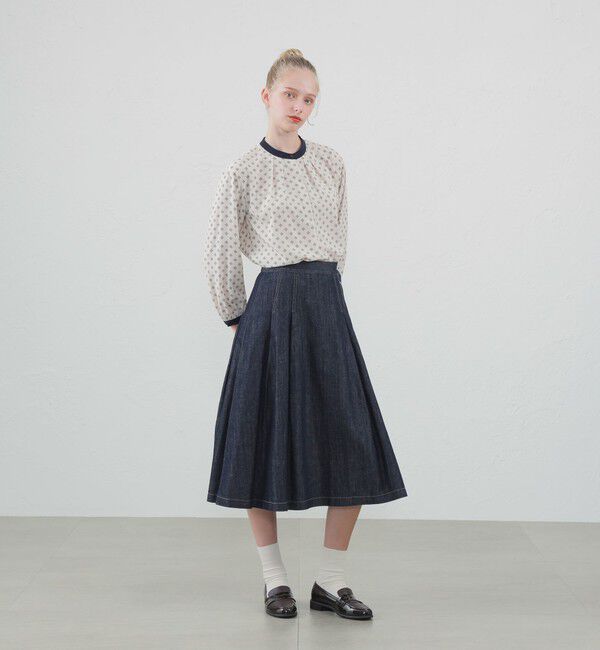 MACKINTOSH PHILOSOPHY「コットンリネンデニムスカート」|スカート|