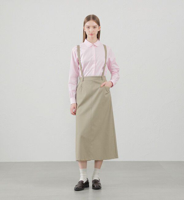 MACKINTOSH PHILOSOPHY「ソフトギャバジンサスペンダースカート」|スカート|