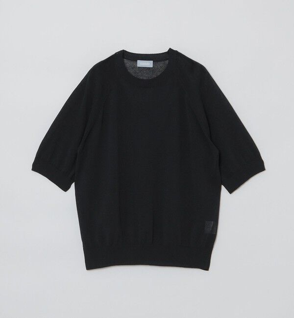 MACKINTOSH PHILOSOPHY「GREY LABEL リネンミックスシアーニット」|ニット・セーター|ブラック