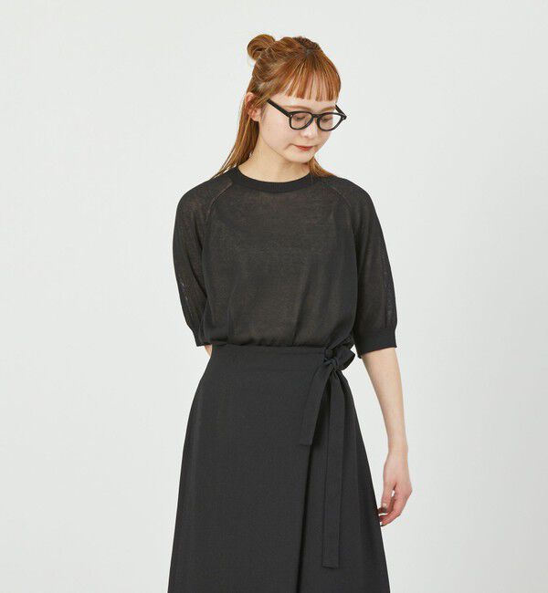 MACKINTOSH PHILOSOPHY「GREY LABEL リネンミックスシアーニット」|ニット・セーター|