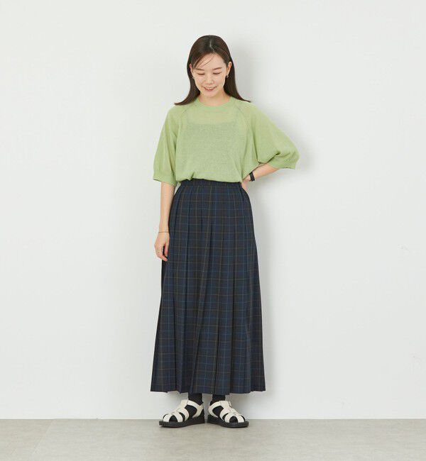 MACKINTOSH PHILOSOPHY「GREY LABEL リネンミックスシアーニット」|ニット・セーター|