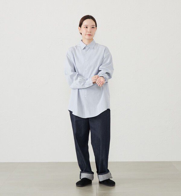 MACKINTOSH PHILOSOPHY「GREY LABEL 【THOMAS MASON】レギュラーカラーシャツ」|シャツ・ブラウス|