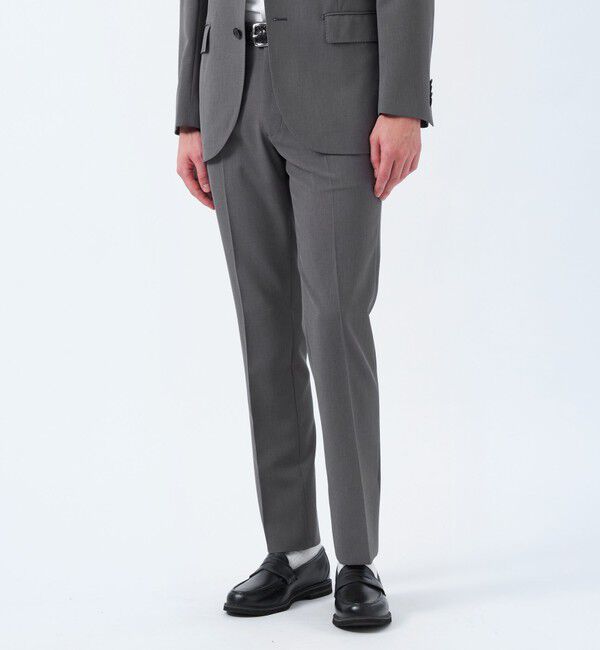 MACKINTOSH PHILOSOPHY「トロッター トラウザーズ#070 ハイストレッチメッシュ」|スラックス|チャコールグレー
