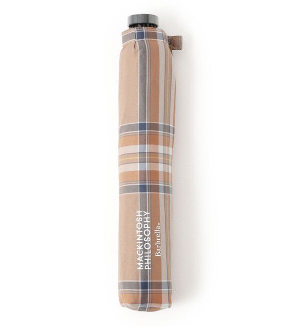 MACKINTOSH PHILOSOPHY「【WEB&一部店舗限定】バーブレラ チェック 60cm」|傘|ブラウン