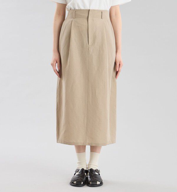 MACKINTOSH PHILOSOPHY「GREY LABEL リネンナイロンスカート」|スカート|