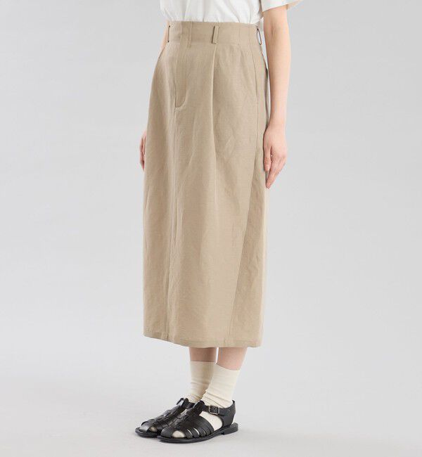 MACKINTOSH PHILOSOPHY「GREY LABEL リネンナイロンスカート」|スカート|