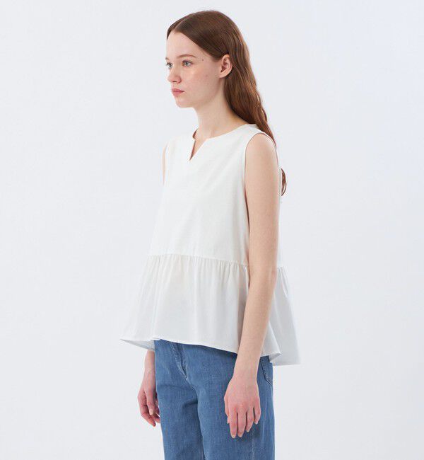 MACKINTOSH PHILOSOPHY「ノースリーブペプラムブラウス」|Tシャツ・カットソー|