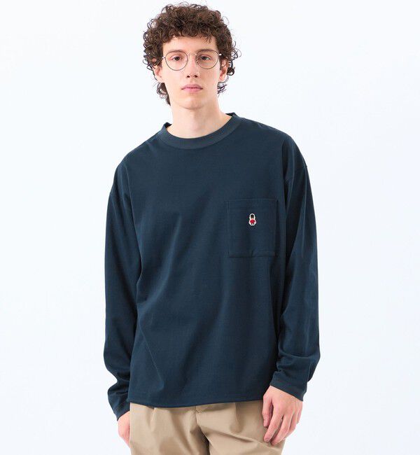 MACKINTOSH PHILOSOPHY「バッキンガムベア コンパクトスムース スピンドルTシャツ」|Tシャツ・カットソー|ネイビー