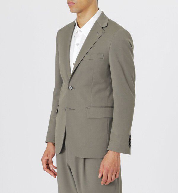  「ウールミックスツイルジャケット」|テーラードジャケット|