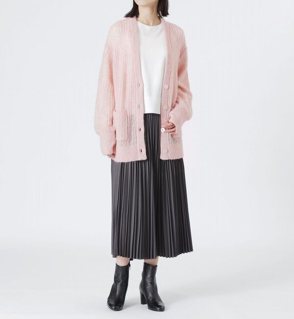  「メッシュニットオーバーカーディガン」|ニット・セーター|